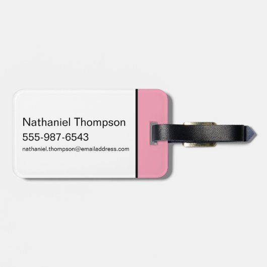 Legends Never Die - De Witte Lotus Bagagelabel (Achterkant horizontaal)