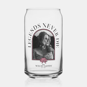 Legends Never Die - De Witte Lotus Blikvorm Glas