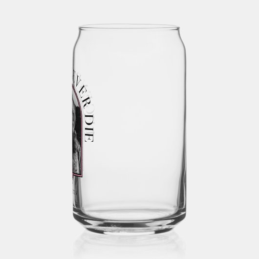 Legends Never Die - De Witte Lotus Blikvorm Glas (Links)