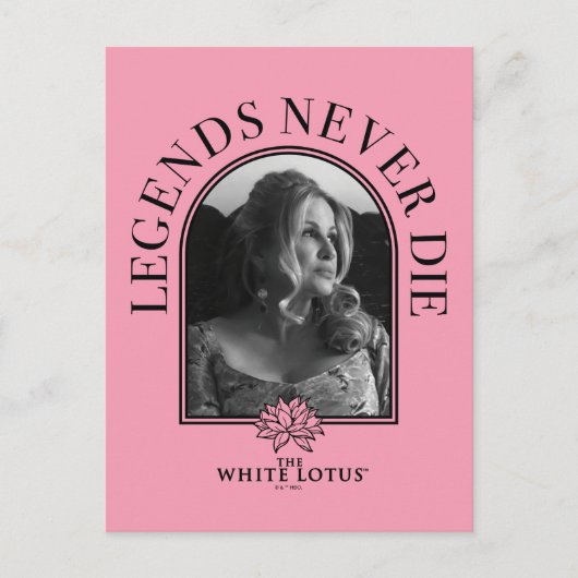 Legends Never Die - De Witte Lotus Briefkaart (Voorkant)