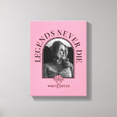 Legends Never Die - De Witte Lotus Canvas Afdruk (Voorkant)