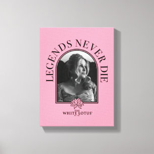 Legends Never Die - De Witte Lotus Canvas Afdruk