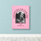 Legends Never Die - De Witte Lotus Canvas Afdruk (Insitu (Houten vloer))