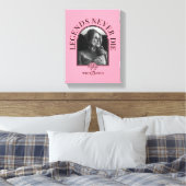 Legends Never Die - De Witte Lotus Canvas Afdruk (Insitu (Slaapkamer))