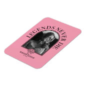 Legends Never Die - De Witte Lotus Magneet (Linkerzijde)