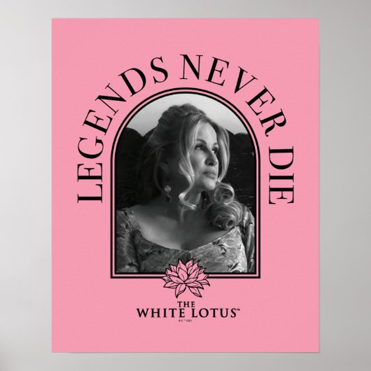 Legends Never Die - De Witte Lotus Poster (Voorkant)