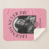 Legends Never Die - De Witte Lotus Sherpa Deken (Voorkant (horizontaal))