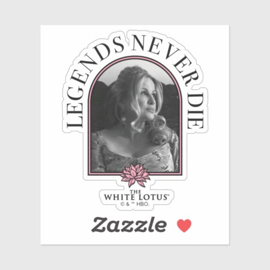 Legends Never Die - De Witte Lotus Sticker (Vel)