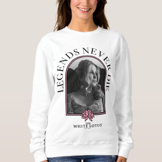 Legends Never Die - De Witte Lotus Trui (Voorkant)
