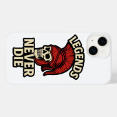 Legends Nooit Die Case-Mate iPhone Case (Achterkant (horizontaal))