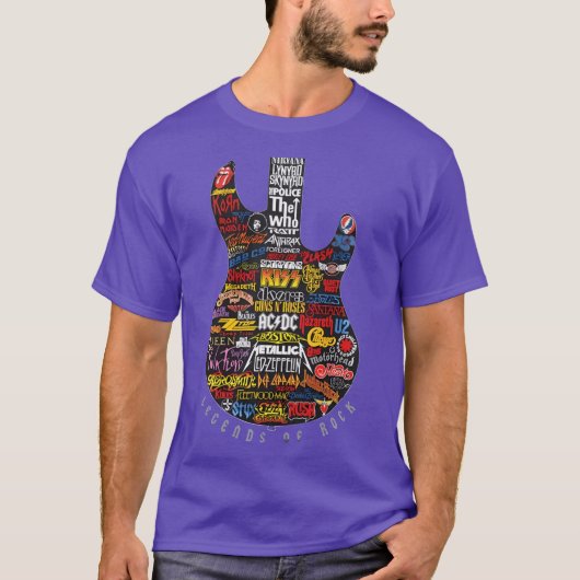 Legends Of Rock cadeau T-shirt (Voorkant)