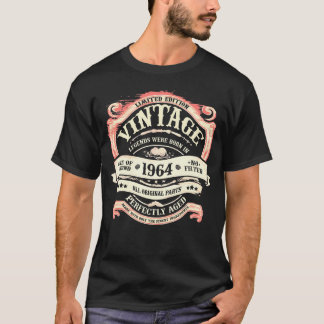 Legends werd geboren in 1964 60e verjaardag t-shirt