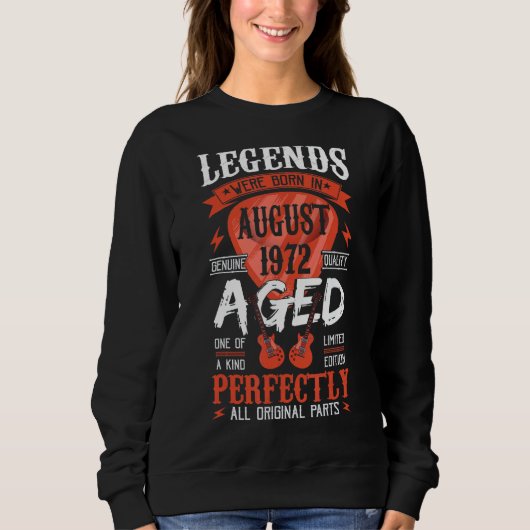 Legends werd geboren in augustus 1972 als Guitar P Trui (Voorkant)