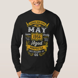 Legends werd geboren in mei 1956 66th Quarantine B T-shirt