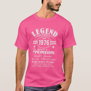 Legends werden geboren in 1976, legende sinds 197 t-shirt