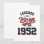 Legends worden geboren in 1952, rond 1952 kaart (Voorkant / Achterkant)