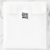 Legends worden geboren op 1 maart Sticker (Tas)