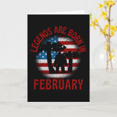 Legends zijn geboren in februari Bigfoot Kaart (Gele Bloem)