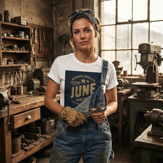 Legends zijn geboren in juni originele kwaliteit t-shirt