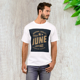 Legends zijn geboren in juni originele kwaliteit t-shirt