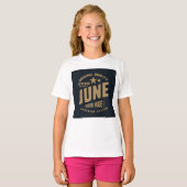 Legends zijn geboren in juni originele kwaliteit t-shirt (Voorkant volledig)