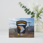 leger 101e vietnam patch in de lucht (Staand voorkant)