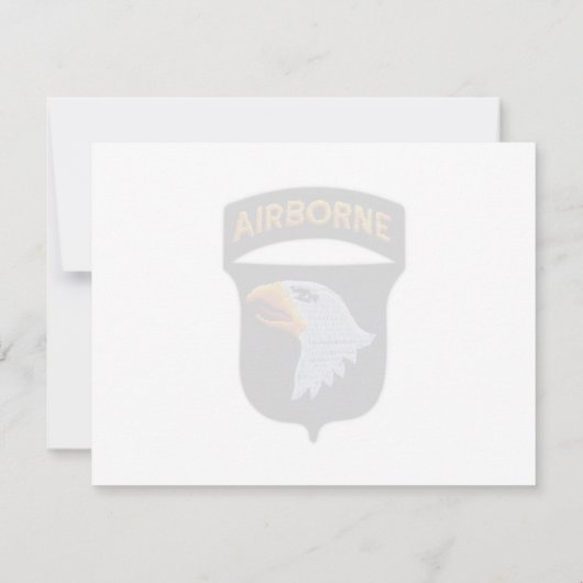 leger 101e vietnam patch in de lucht (Achterkant)