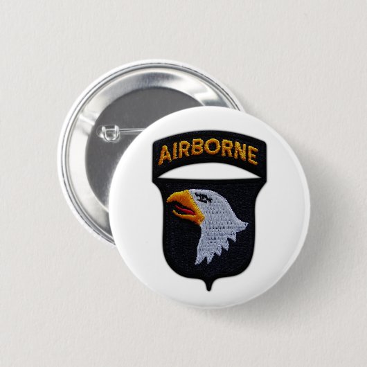 Leger 101st ABN Button Luchtvaartdivisie (Voorkant /achterkant)