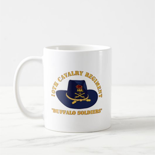 Leger - 10e Cavalry Regiment w Cav Pet Koffiemok (Links)