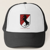 Leger 11e Armored Cavalry Regiment Trucker Pet (Voorkant)