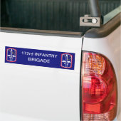 Leger 172e Infanteriebrigade Bumpersticker (Op Truck)