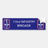 Leger 172e Infanteriebrigade Bumpersticker (Voorkant)