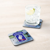 Leger 173e ABN ABCT Sky Soldiers Veterans Bier Onderzetter (Rechterzijde)