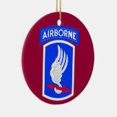 Leger 173e brigadegevechtsteam keramisch ornament (Rechts)