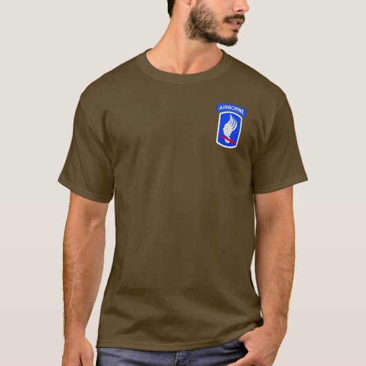 Leger 173e brigadegevechtsteam t-shirt (Voorkant)