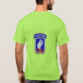 Leger 173e veteranen van brigadeveteranen t-shirt (Achterkant)