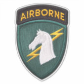 Leger 1e Special Ops Delta Force Contour Sticker (Voorkant)