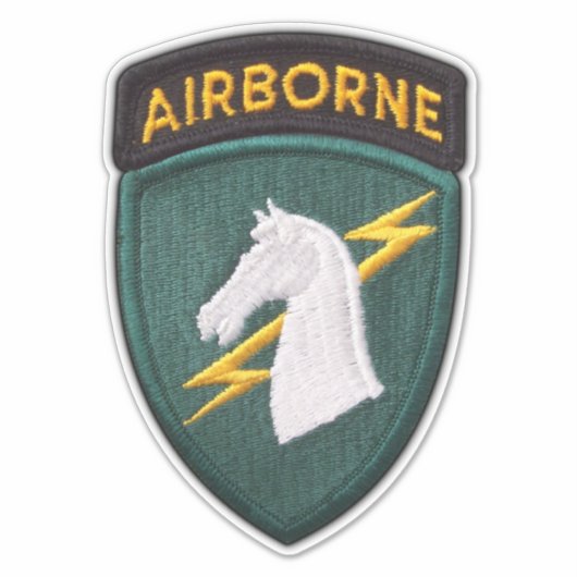 Leger 1e Special Ops Delta Force Contour Sticker (Voorkant)