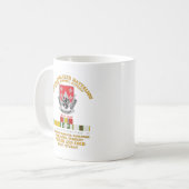 Leger - 249th Engineer Bn - Karlsruhe, Duitsland w Koffiemok (Voorkant links)