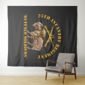 Leger - 25e infanterieregime - buffelsoldaten wandkleed (In Situ (horizontaal))