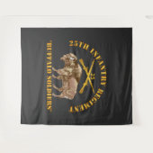 Leger - 25e infanterieregime - buffelsoldaten wandkleed (Voorkant (horizontaal))