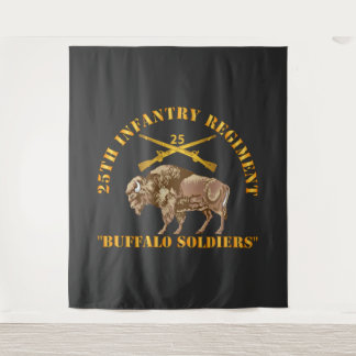 Leger - 25e infanterieregime - buffelsoldaten wandkleed
