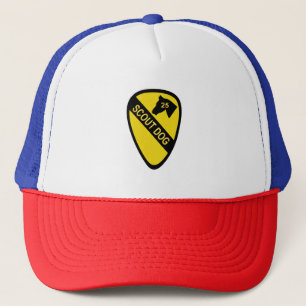 Leger - 25e Scout Dog Platoon 1e Cav wo Txt Trucker Pet