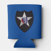 Leger 2e Infanteriedivisie INF DIV Fort Lewis Vets Blikjeskoeler (Achterkant)