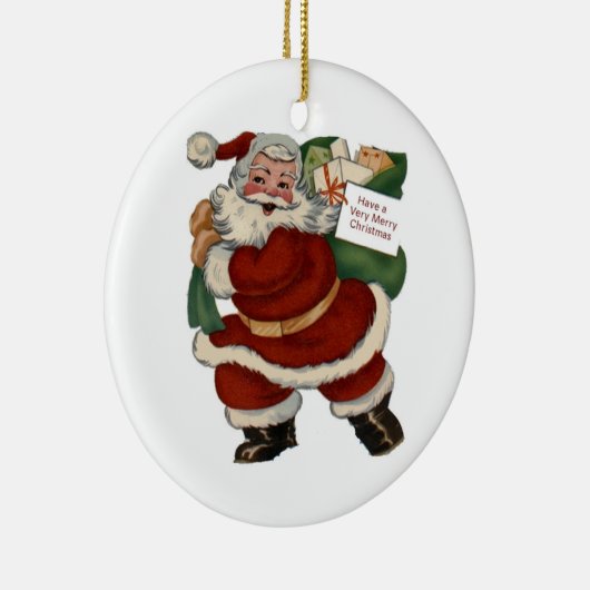 Leger 2e kerstboomkaneeltje keramisch ornament (Rechts)