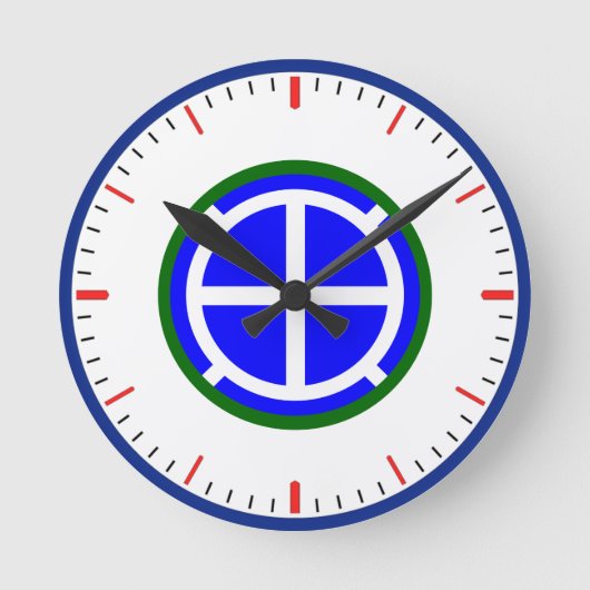 Leger 35e infanteriedivisie ronde klok (Voorkant)