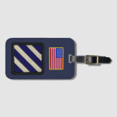 Leger 3e Inf Div Infanteriedivisie veteranen Bagagelabel (Voorkant (horizontaal))