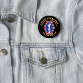 Leger - 442nd Infantry Regimental Combat Team Ronde Button 5,7 Cm (In situ)