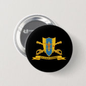 Leger - 4e cavalerieregiment w Br - lint Ronde Button 5,7 Cm (Voorkant /achterkant)