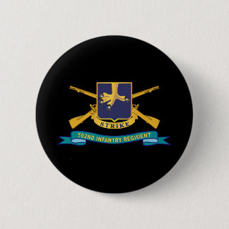Leger - 502nd Infantry Regiment - DUI w BR - Lint Ronde Button 5,7 Cm